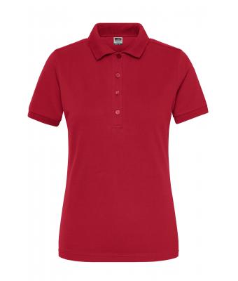 Femme Polo de travail BIO Stretch femme - SOLID - Rouge 8704