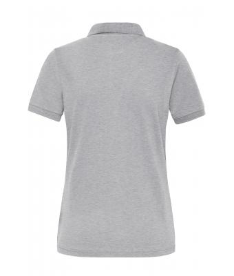 Femme Polo de travail Stretch femme - SOLID -   OCS Blended Gris-chiné 8704