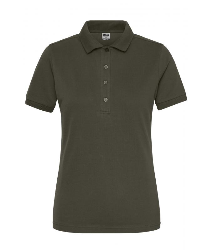 Femme Polo de travail Stretch femme - SOLID - OCS Blended Olive 8704
