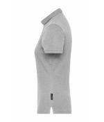 Femme Polo de travail Stretch femme - SOLID - OCS Blended Gris-chiné 8704