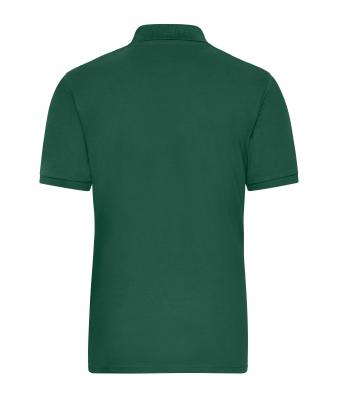 Men Men's BIO Stretch-Polo Work - SOLID -   OCS Blended Dark-green 8703
