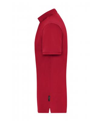 Men Men's BIO Stretch-Polo Work - SOLID -   OCS Blended Red 8703