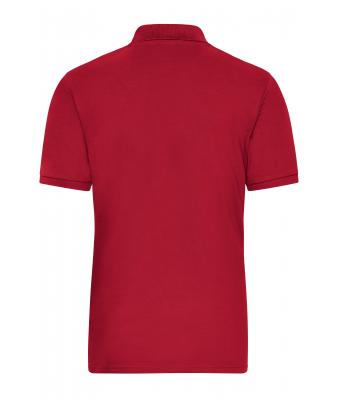 Men Men's BIO Stretch-Polo Work - SOLID -   OCS Blended Red 8703