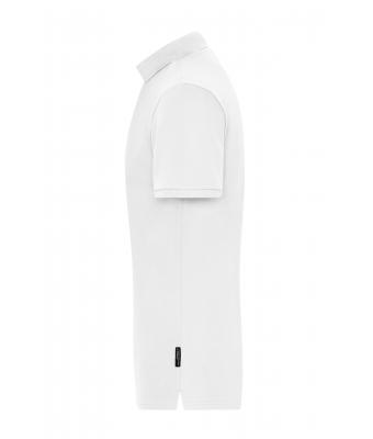 Men Men's BIO Stretch-Polo Work - SOLID -   OCS Blended White 8703