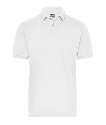 Men Men's BIO Stretch-Polo Work - SOLID -   OCS Blended White 8703