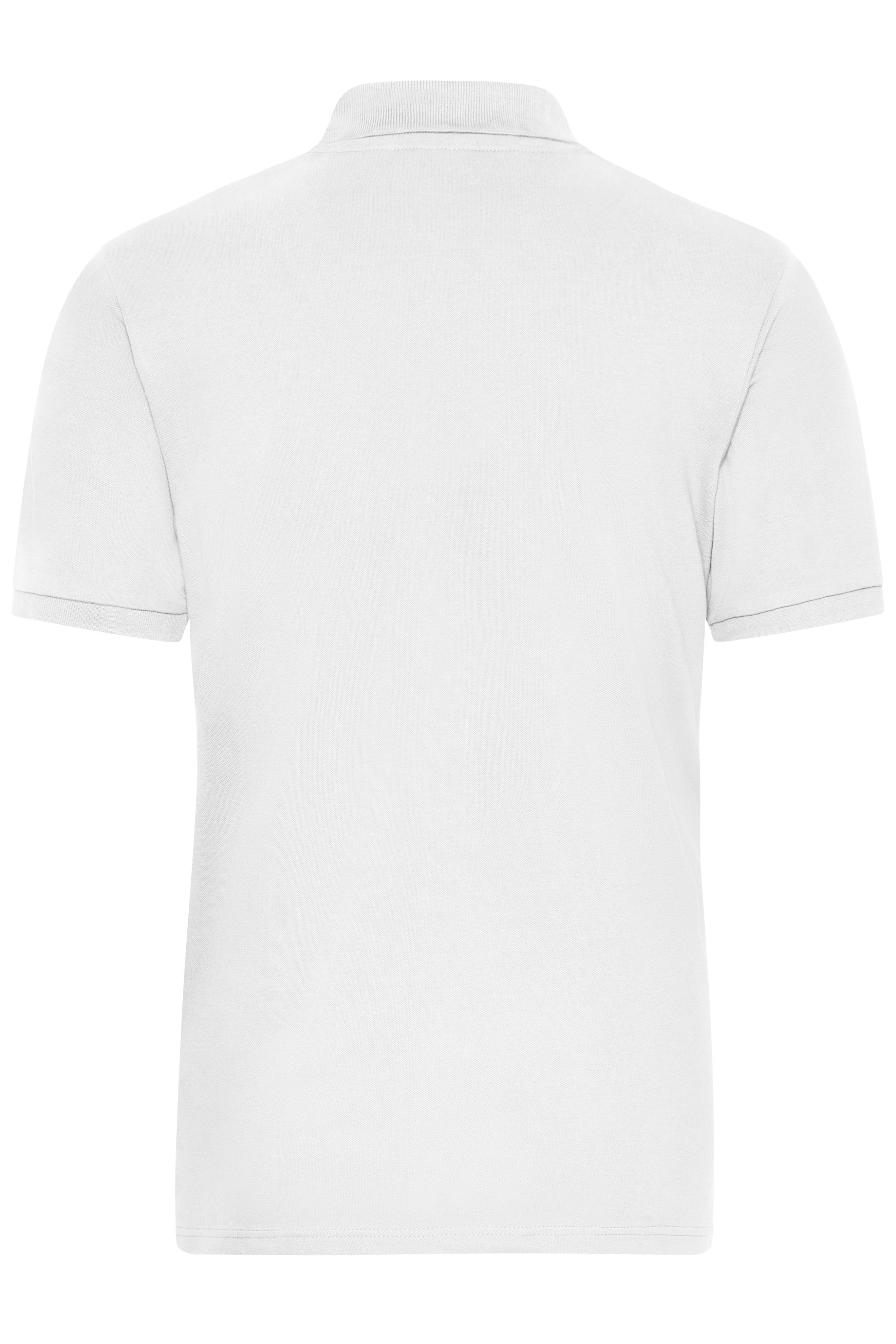 Men Men's BIO StretchPolo Work SOLID WhiteDaiber