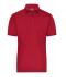 Herren Men's ORGANIC Stretch-Polo Work - SOLID -   OCS Blended Red 8703