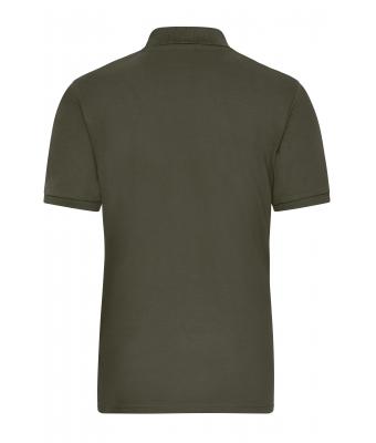 Men Men's Stretch-Polo Work - SOLID -   OCS Blended Olive 8703