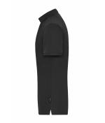 Men Men's Stretch-Polo Work - SOLID - OCS Blended Black 8703