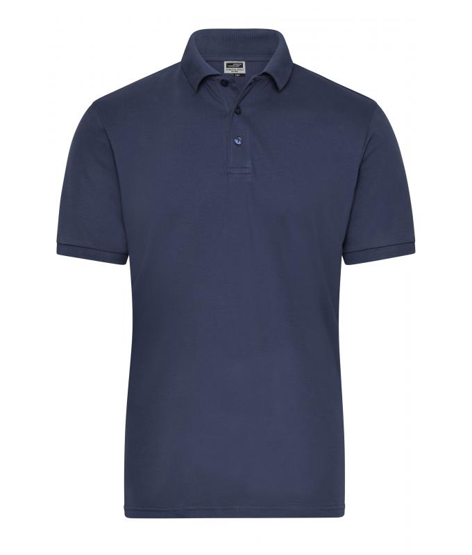 Heren Men's Stretch-Polo Work - SOLID - OCS Blended Navy 8703