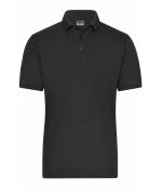 Men Men's Stretch-Polo Work - SOLID - OCS Blended Black 8703