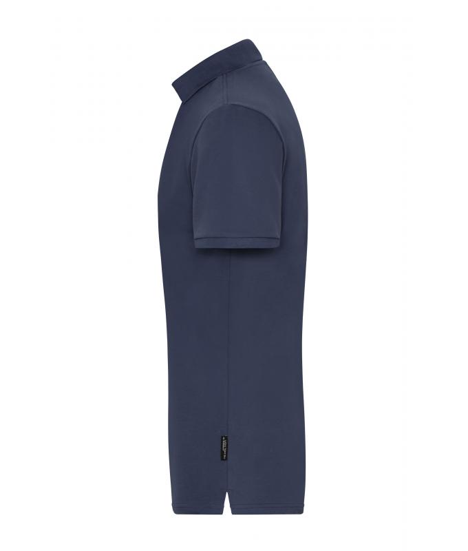 Men Men's Stretch-Polo Work - SOLID - OCS Blended Navy 8703