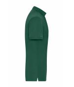 Men Men's Stretch-Polo Work - SOLID - OCS Blended Dark-green 8703