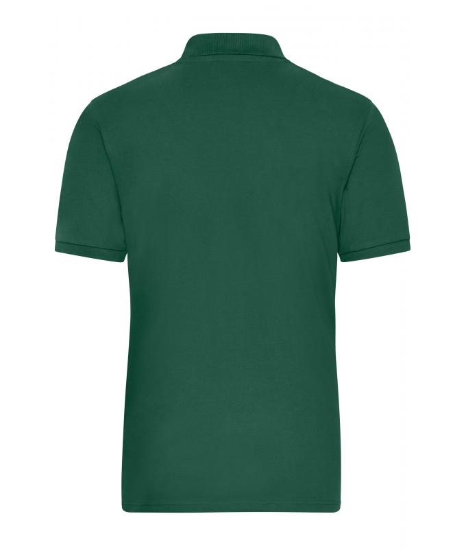 Herren Men's Stretch-Polo Work - SOLID - OCS Blended Dark-green 8703