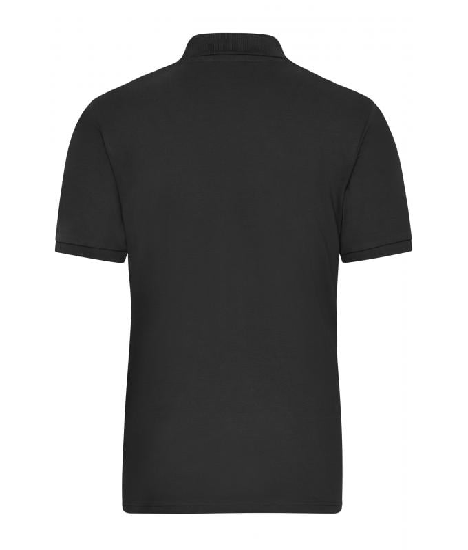 Herren Men's Stretch-Polo Work - SOLID - OCS Blended Black 8703