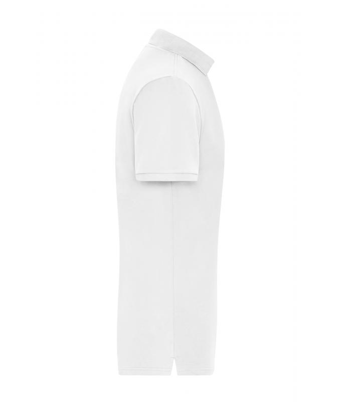 Heren Men's Stretch-Polo Work - SOLID - OCS Blended Wit 8703