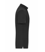 Heren Men's Stretch-Polo Work - SOLID - OCS Blended Zwart 8703