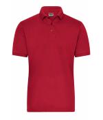 Heren Men's Stretch-Polo Work - SOLID - OCS Blended Rood 8703