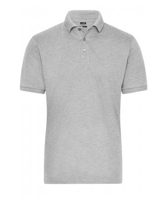 Homme Polo de travail BIO Stretch homme - SOLID - Gris-chiné 8703