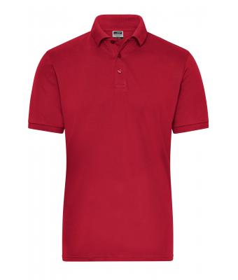 Homme Polo de travail BIO Stretch homme - SOLID - Rouge 8703