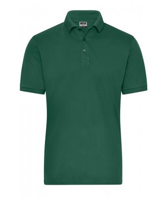 Homme Polo de travail BIO Stretch homme - SOLID - Vert-foncé 8703