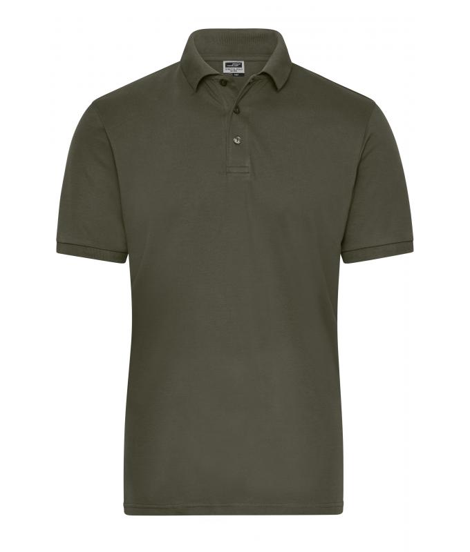 Homme Polo de travail Stretch homme - SOLID - OCS Blended Olive 8703