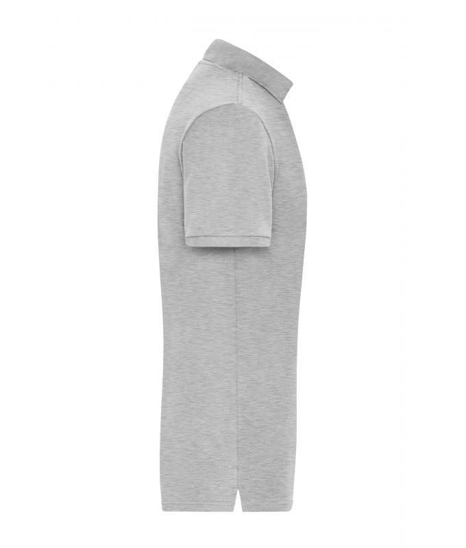 Homme Polo de travail Stretch homme - SOLID - OCS Blended Gris-chiné 8703