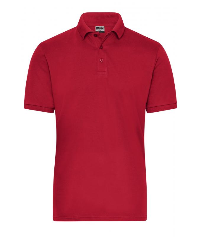 Homme Polo de travail Stretch homme - SOLID - OCS Blended Rouge 8703