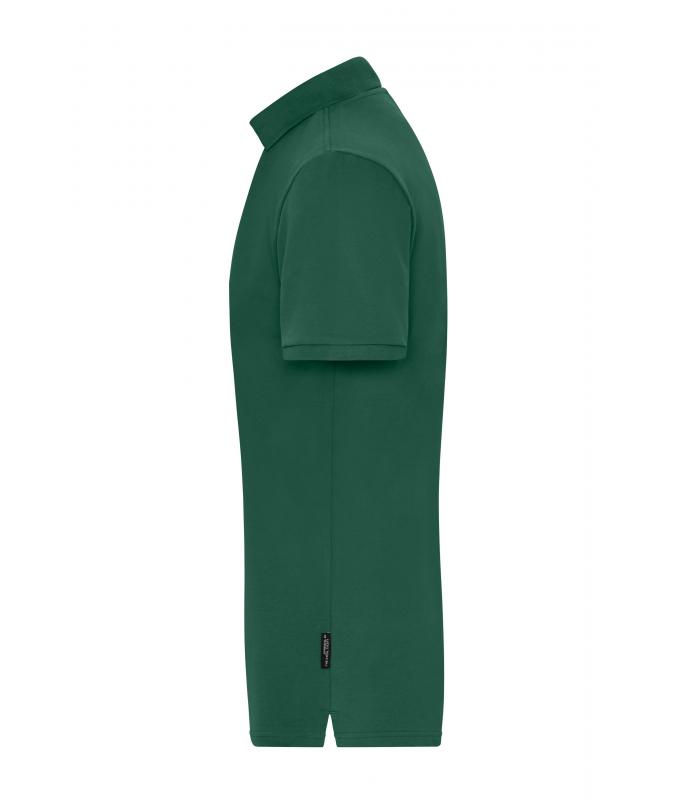 Homme Polo de travail Stretch homme - SOLID - OCS Blended Vert-foncé 8703