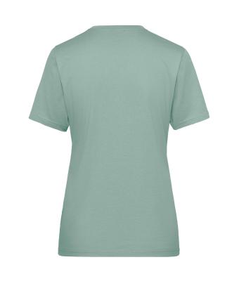 Damen Ladies' ORGANIC Workwear T-Shirt   OCS Blended Foggy-green 8731