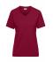 Damen Ladies' ORGANIC Workwear T-Shirt   OCS Blended Wine 8731