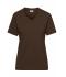 Damen Ladies' ORGANIC Workwear T-Shirt   OCS Blended Brown 8731