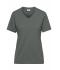 Damen Ladies' ORGANIC Workwear T-Shirt   OCS Blended Dark-grey 8731