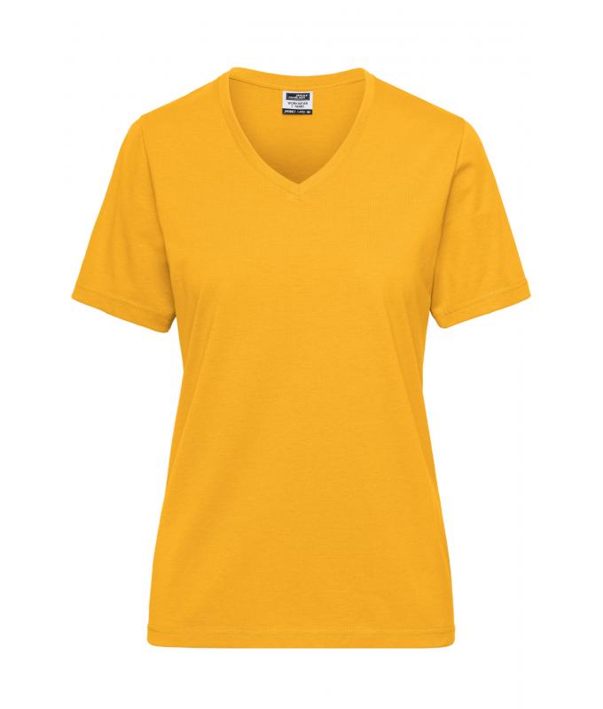 Dames Ladies' Workwear T-Shirt OCS Blended Goudgeel 8731