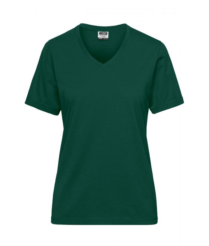 Damen Ladies' Workwear T-Shirt OCS Blended Dark-green 8731