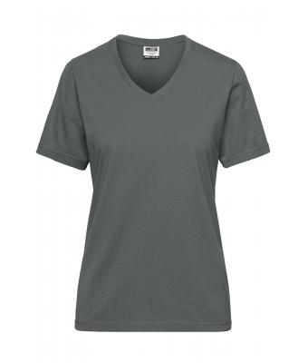 Femme T-shirt de travail BIO femme - SOLID - Gris-foncé 8731