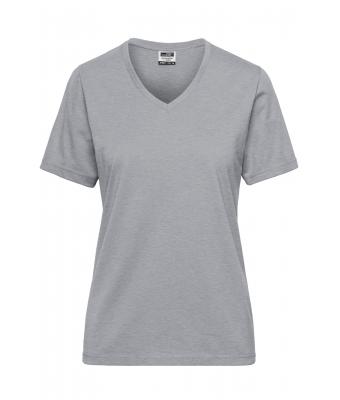 Femme T-shirt de travail BIO femme - SOLID - Gris-chiné 8731