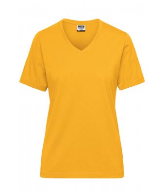 Femme T-shirt de travail BIO femme - SOLID - Jaune-d'or 8731