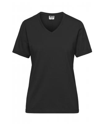 Femme T-shirt de travail BIO femme - SOLID - Noir 8731