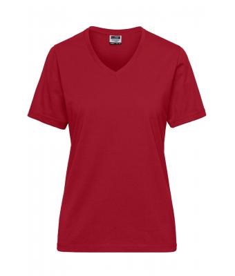 Femme T-shirt de travail BIO femme - SOLID - Rouge 8731