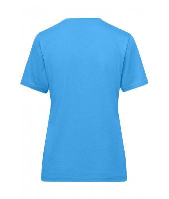 Femme T-shirt de travail BIO femmes - SOLID -   OCS Blended Aqua 8731