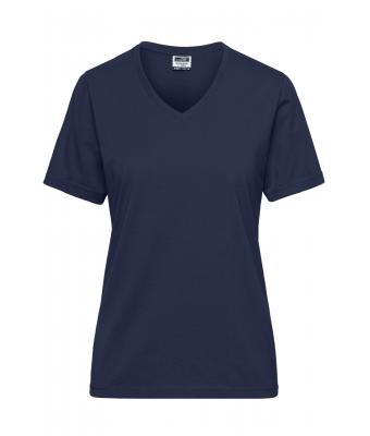 Femme T-shirt de travail BIO femmes - SOLID -   OCS Blended Marine 8731