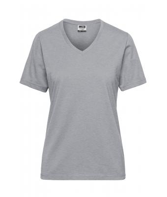 Femme T-shirt de travail BIO femmes - SOLID -   OCS Blended Gris-chiné 8731