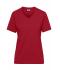 Femme T-shirt de travail BIO femmes - SOLID -   OCS Blended Rouge 8731