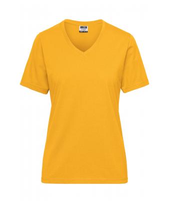 Femme T-shirt de travail BIO femmes - SOLID -   OCS Blended Jaune-d'or 8731