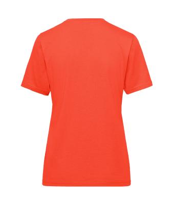 Femme T-shirt de travail BIO femmes - SOLID -   OCS Blended Orange-épicé 8731