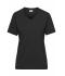 Femme T-shirt de travail BIO femmes - SOLID -   OCS Blended Noir 8731