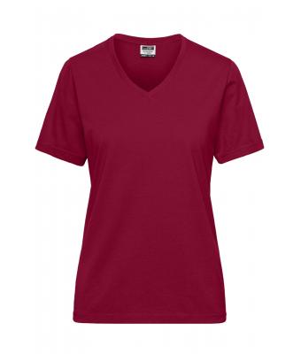Femme T-shirt de travail BIO femmes - SOLID -   OCS Blended Vin 8731