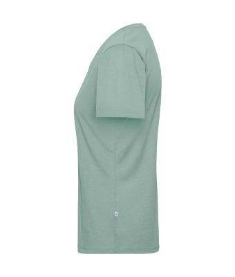 Femme T-shirt de travail BIO femmes - SOLID -   OCS Blended Vert-brumeux 8731