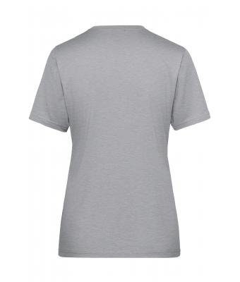 Femme T-shirt de travail femmes - SOLID -   OCS Blended Gris-chiné 8731